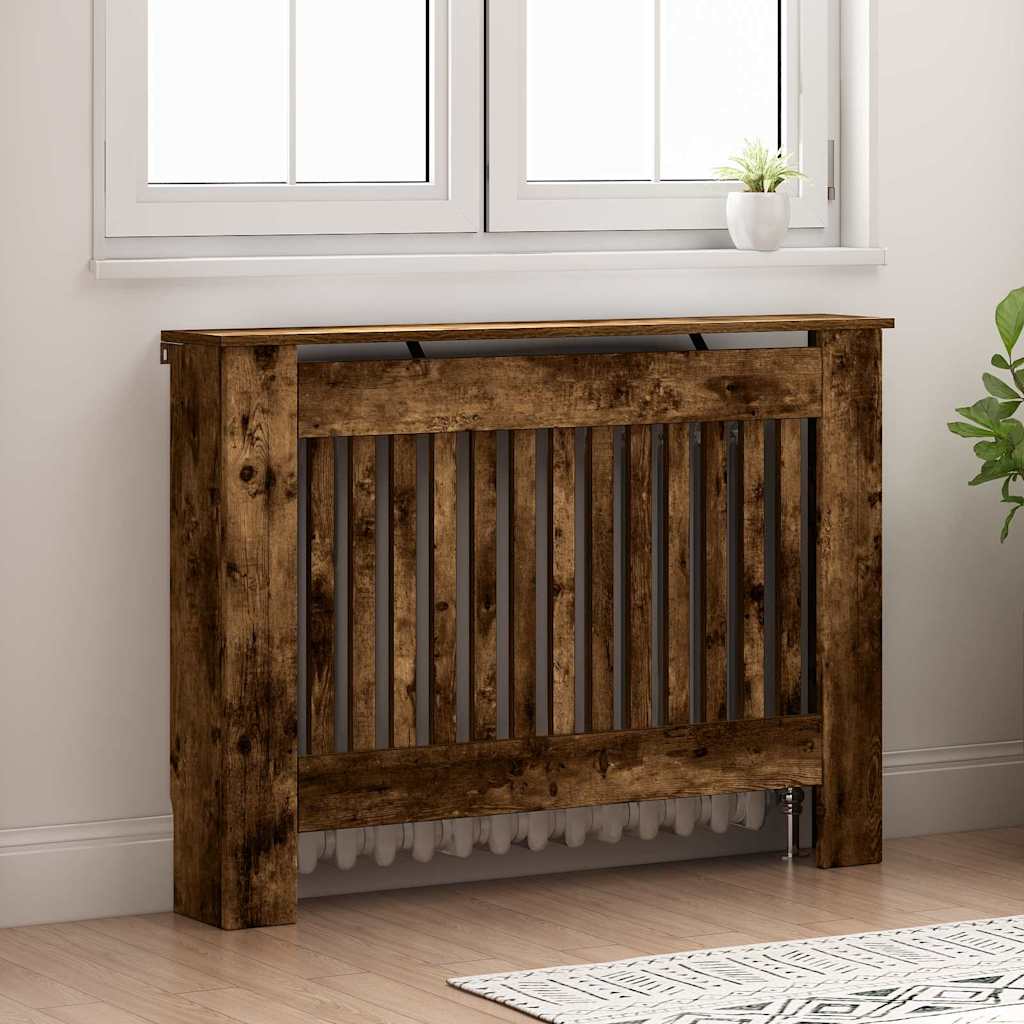 Copertura per radiatori Rovere fumÃ© 112 x 19 x 81,5 cm