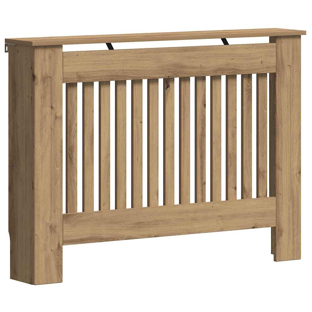 Copertura per radiatori Rovere artigianale 112 x 19 x 81,5 cm