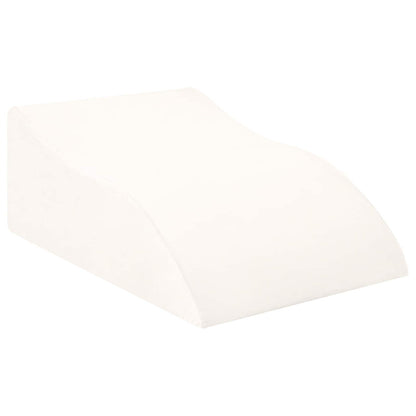 Cuscino per Gambe Bianco 68 x 41 x 24 cm Schiuma PU