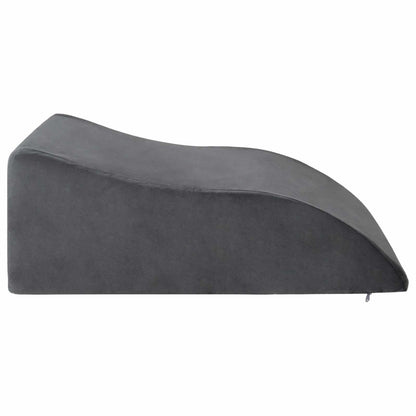 Cuscino per Gambe Grigio 68 x 41 x 24 cm Schiuma PU