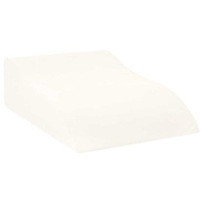 Cuscino per Gambe Bianco 68 x 40 x 18 cm Schiuma PU