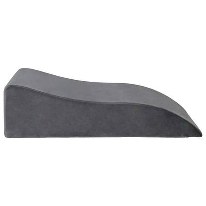 Cuscino per Gambe Grigio 68 x 40 x 18 cm Schiuma PU