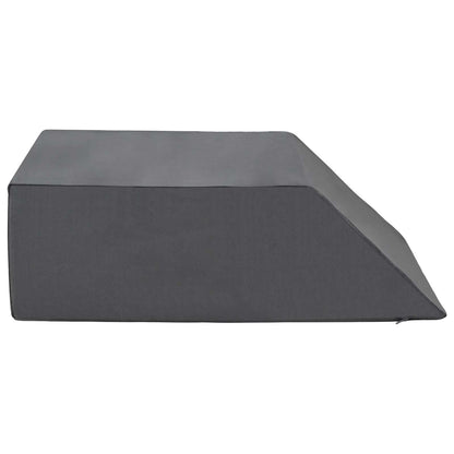 Cuscino per Gambe Tinta unita Grigio 63 x 52 x 19 cm Schiuma PU