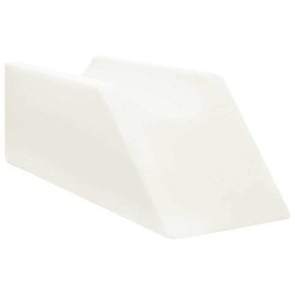 Cuscino per Gambe Grigio 68 x 25 x 21,5 cm Schiuma PU