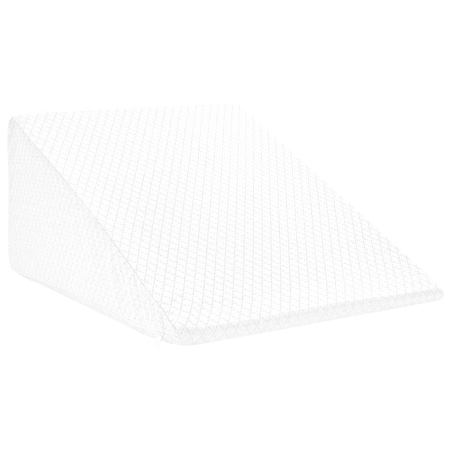 Cuscino per Gambe Bianco 60 x 50 x 30 cm Schiuma Memory