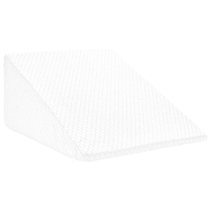 Cuscino per Gambe Bianco 60 x 50 x 30 cm Schiuma Memory