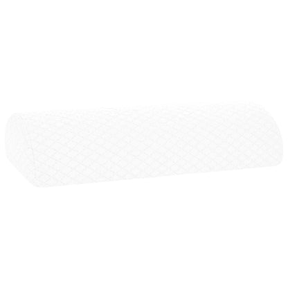 Cuscino per Gambe Bianco 52 x 20 x 12 cm Schiuma Memory