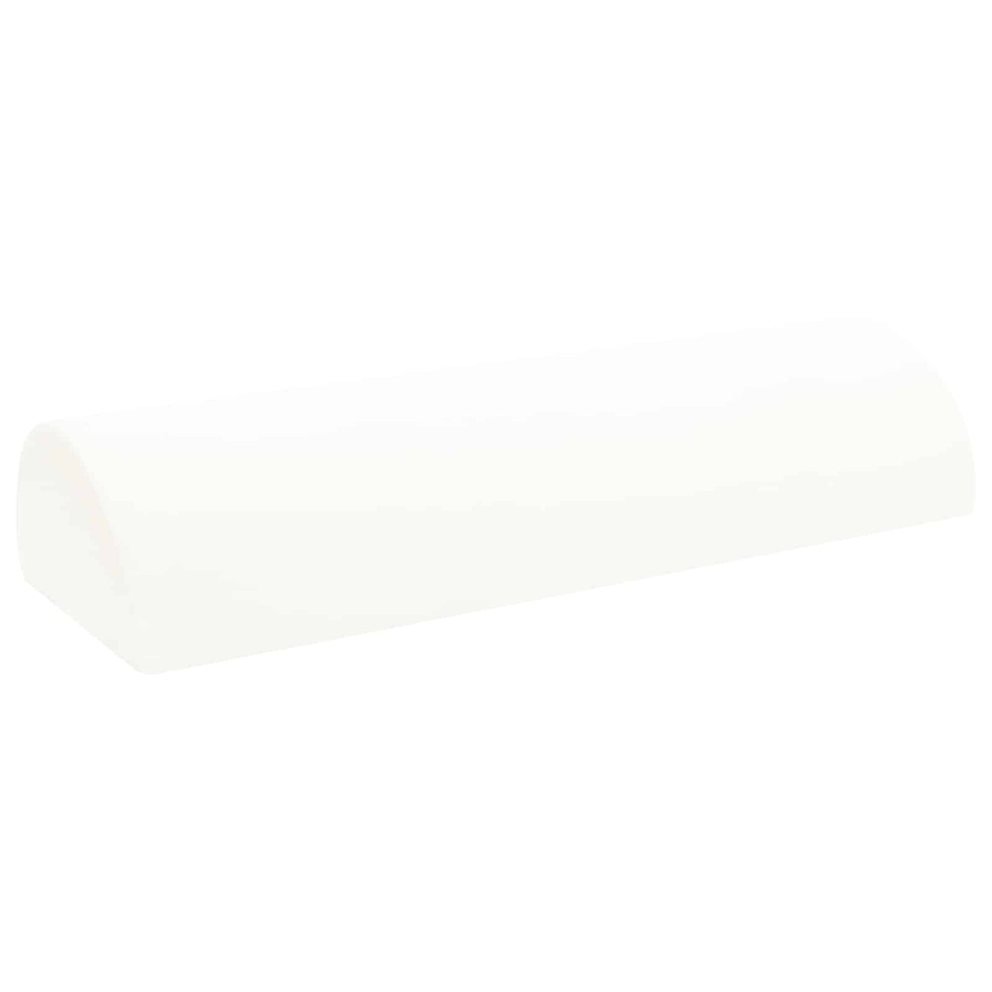 Cuscino per Gambe Bianco 52 x 20 x 12 cm Schiuma Memory