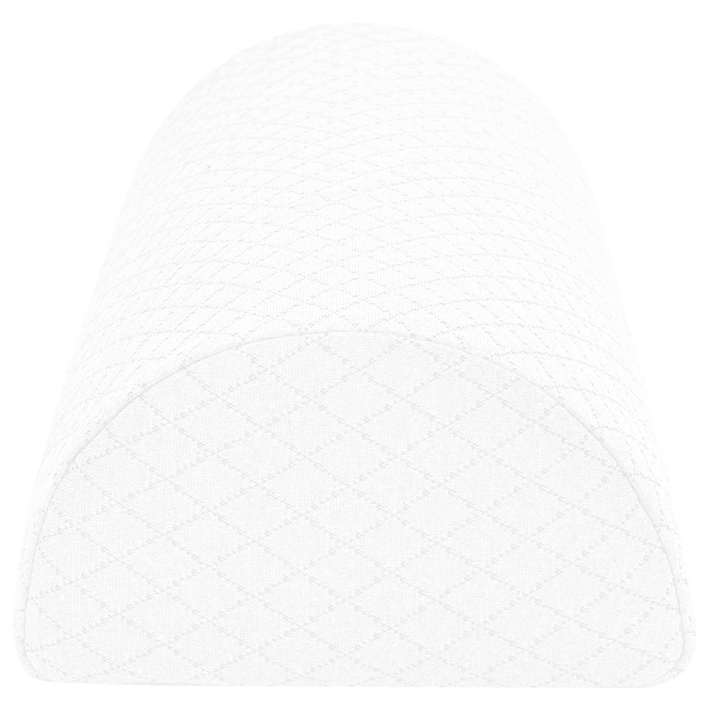 Cuscino per Gambe Bianco 52 x 20 x 12 cm Schiuma Memory