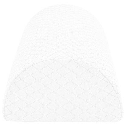 Cuscino per Gambe Bianco 52 x 20 x 12 cm Schiuma Memory