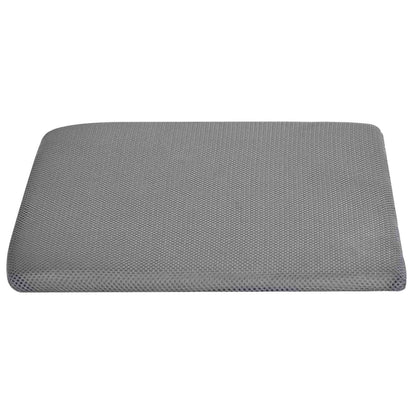 Cuscino per la seduta Grigio 39 x 38 x 8,5 cm Schiuma PU