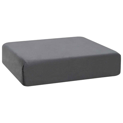 Cuscino per la seduta Grigio 40 x 40 x 10 cm Schiuma PU