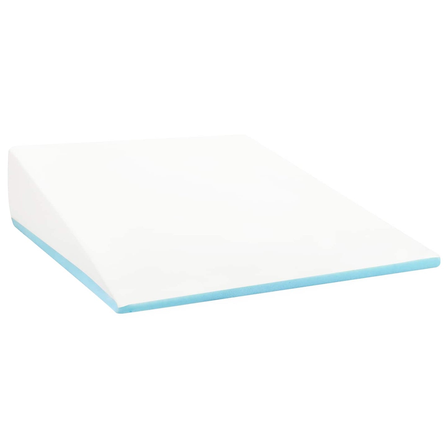 Cuscino a Wedge Bianco 69 x 64 x 19 cm Schiuma Memory