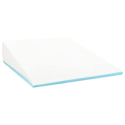 Cuscino a Wedge Bianco 69 x 64 x 19 cm Schiuma Memory