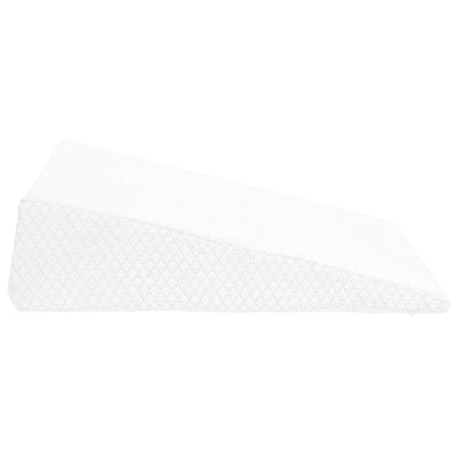 Cuscino a Wedge Bianco 69 x 64 x 19 cm Schiuma Memory