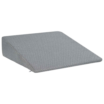 Cuscino a Wedge Grigio 69 x 64 x 19 cm Schiuma Memory