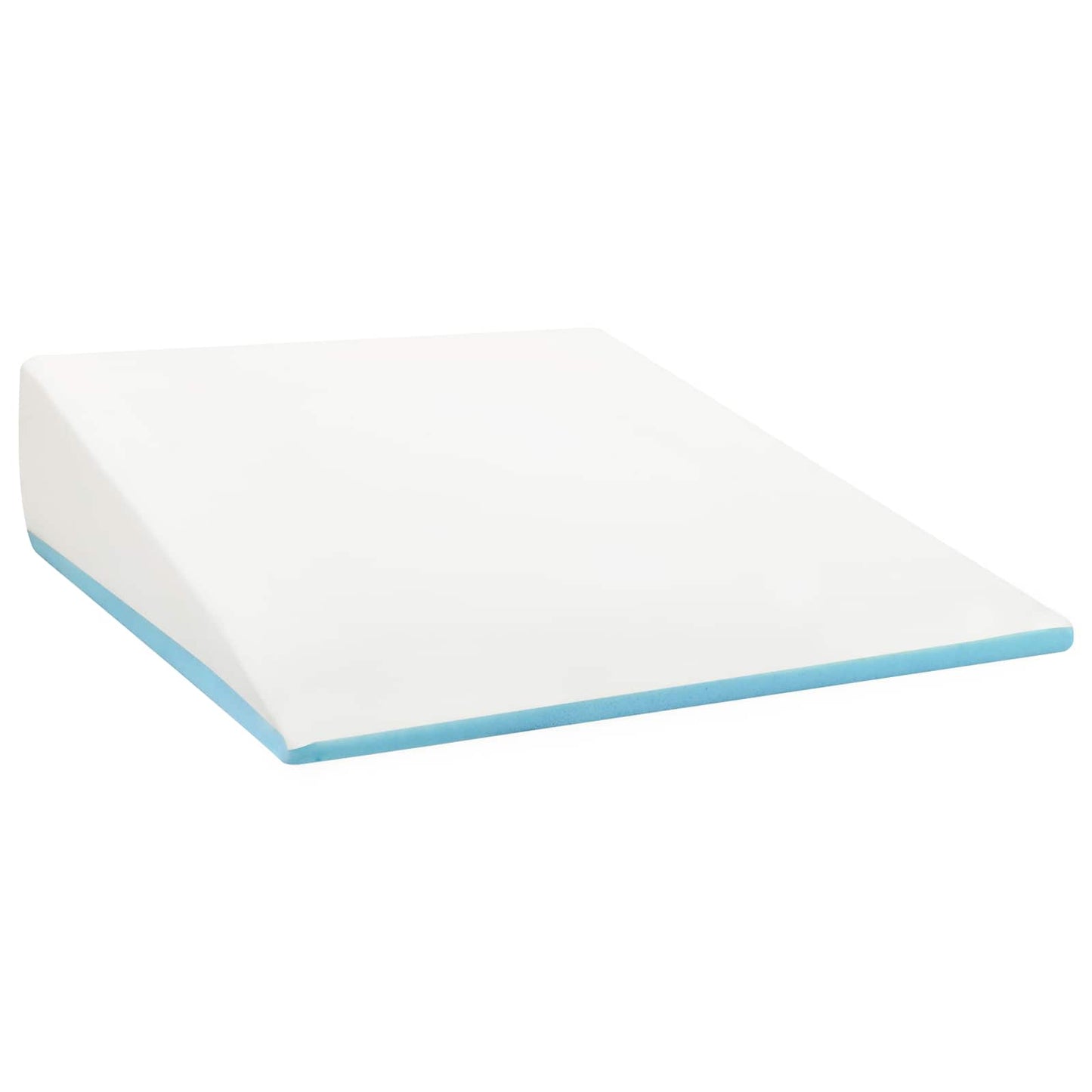 Cuscino a Wedge Grigio 69 x 64 x 19 cm Schiuma Memory