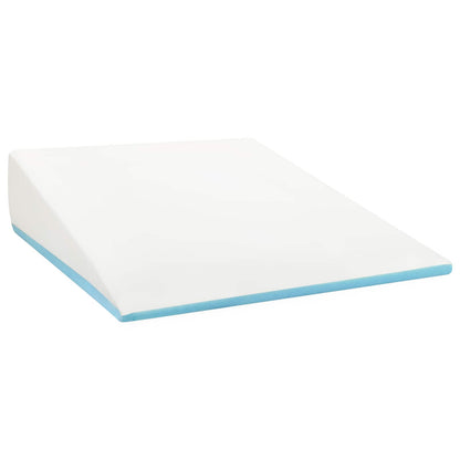 Cuscino a Wedge Grigio 69 x 64 x 19 cm Schiuma Memory