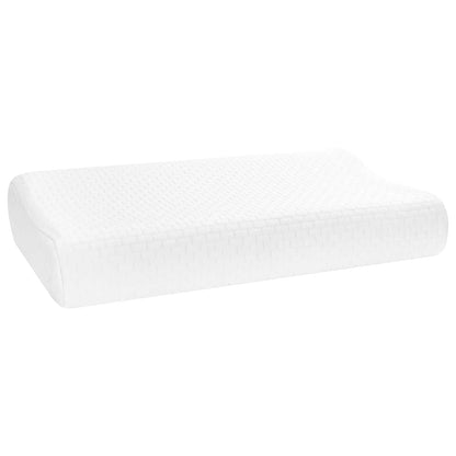 Cuscino da Letto Bianco 60 x 37 x 12,5 cm Schiuma Memory