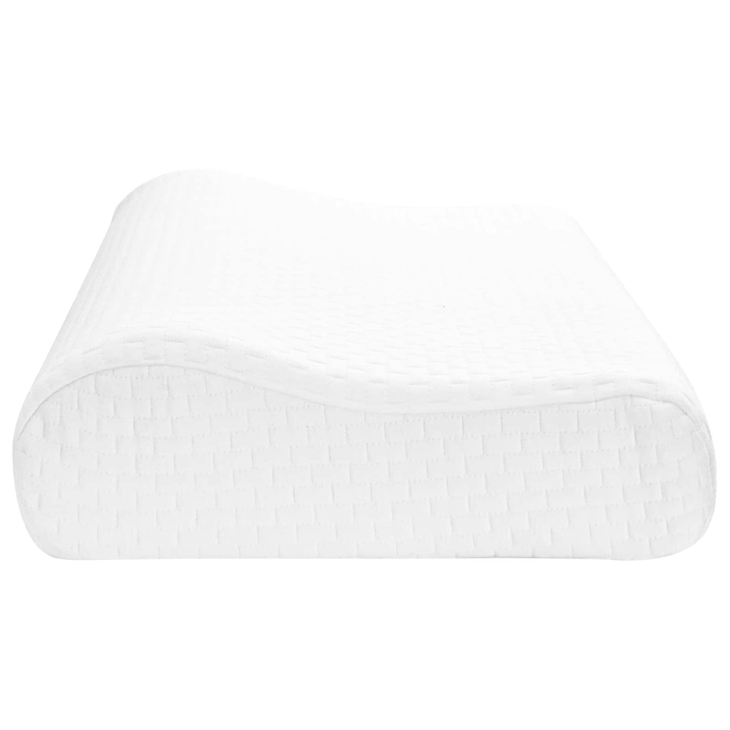 Cuscino da Letto Bianco 60 x 37 x 12,5 cm Schiuma Memory