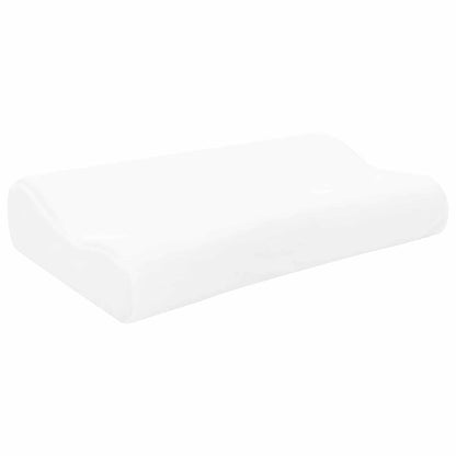 Cuscino da Letto Bianco 50 x 30 x 10,5 cm Schiuma Memory