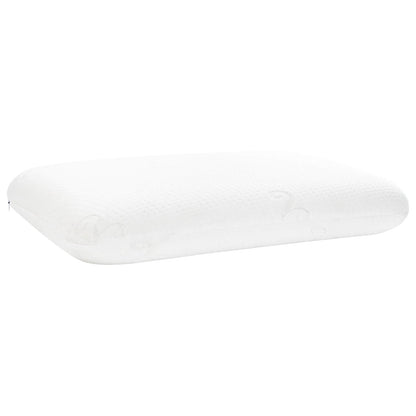 Cuscino da Letto Bianco 60 x 40 x 10,5 cm Schiuma Memory