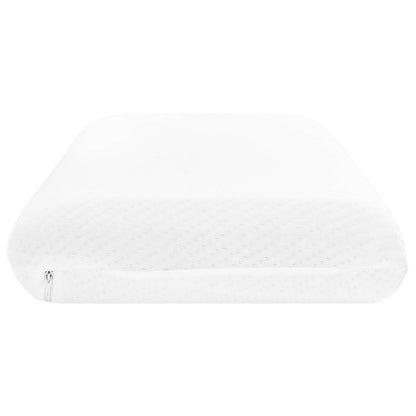 Cuscino da Letto Bianco 74 x 39 x 13 cm Schiuma Memory