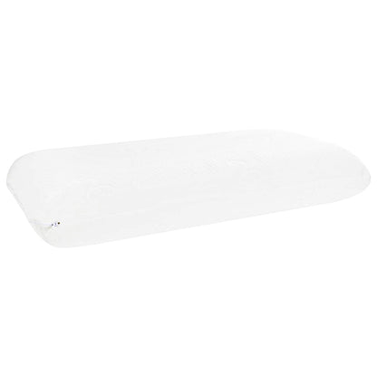 Cuscino da Letto Bianco 74 x 39 x 13 cm Schiuma Memory in Gel