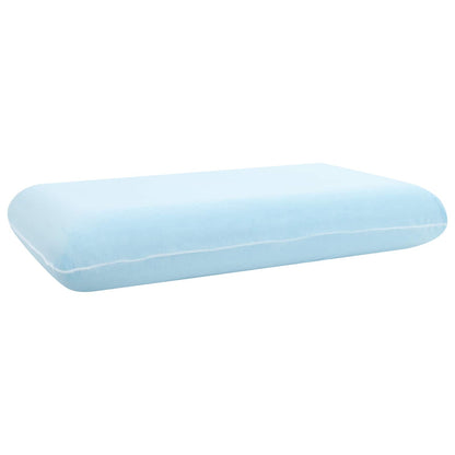 Cuscino da Letto Bianco 74 x 39 x 13 cm Schiuma Memory in Gel