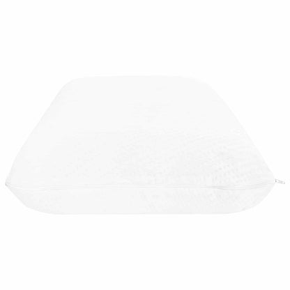 Cuscino da Letto Bianco 74 x 39 x 13 cm Schiuma Memory in Gel