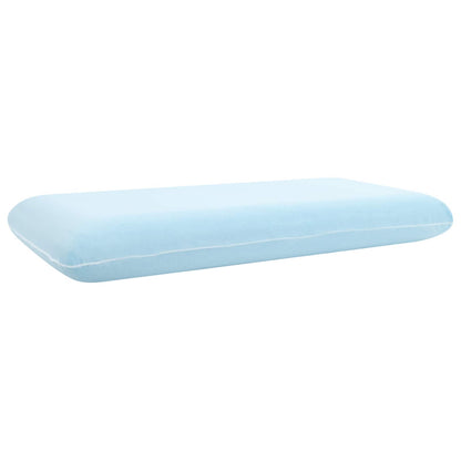 Cuscino da Letto Bianco 70 x 36 x 13 cm Schiuma Memory in Gel