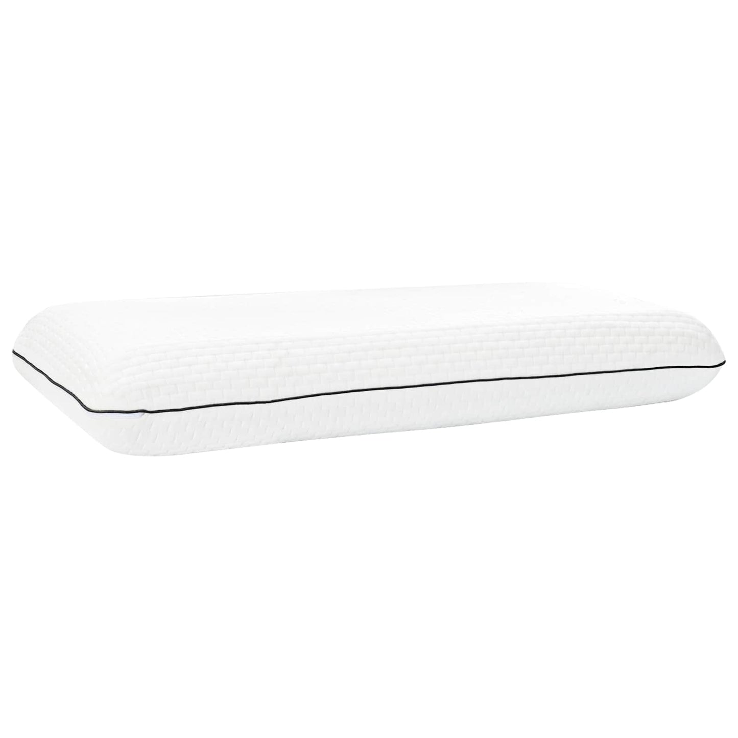 Cuscino da Letto Tinta unita Bianco 70 x 35 x 10 cm Schiuma Gel