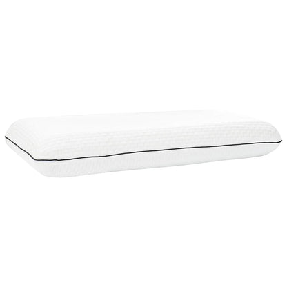 Cuscino da Letto Tinta unita Bianco 70 x 35 x 10 cm Schiuma Gel