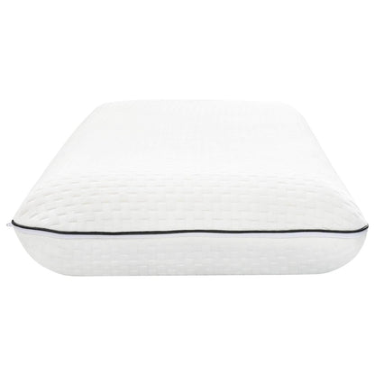 Cuscino da Letto Tinta unita Bianco 70 x 35 x 10 cm Schiuma Gel