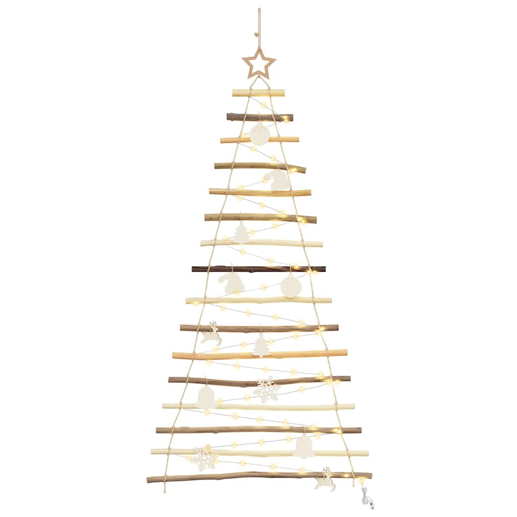 Albero di Natale Naturale 150 cm legno massiccio di frassino