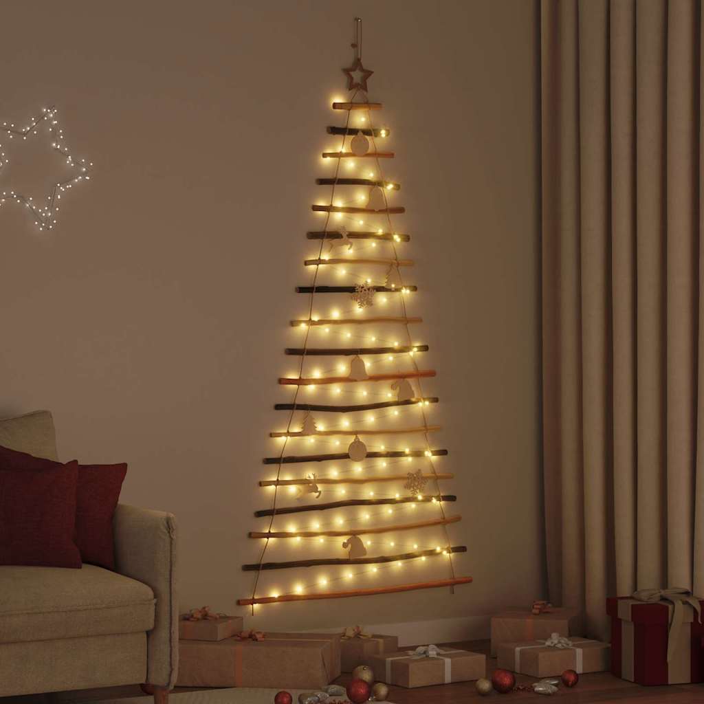 Albero di Natale Naturale 180 cm legno massiccio di frassino