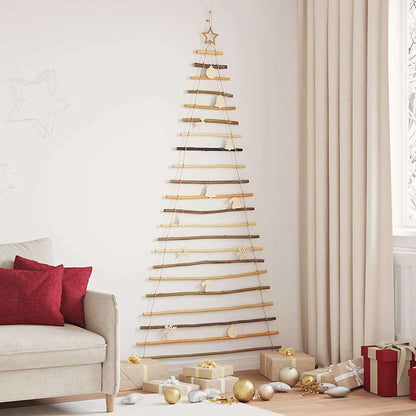 Albero di Natale Naturale 210 cm legno massiccio di frassino