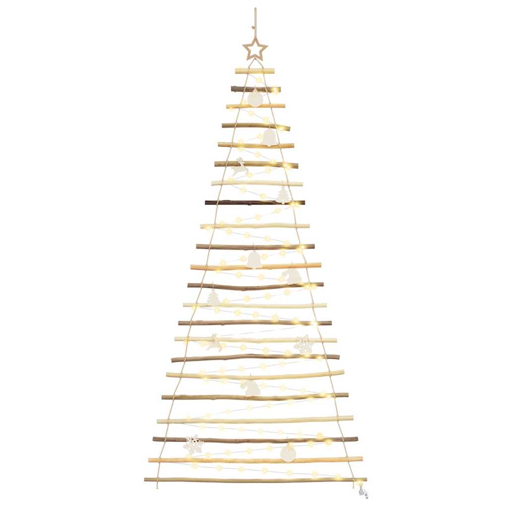 Albero di Natale Naturale 210 cm legno massiccio di frassino
