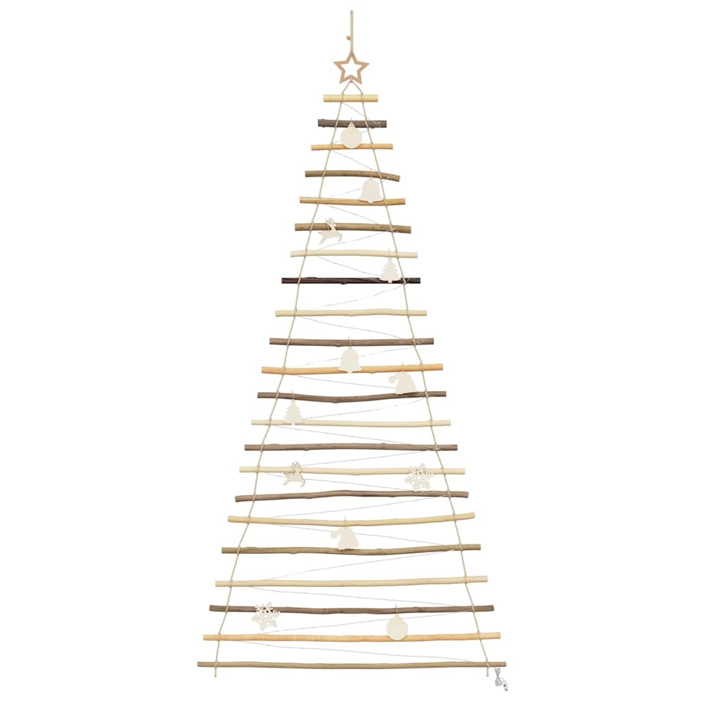Albero di Natale Naturale 210 cm legno massiccio di frassino