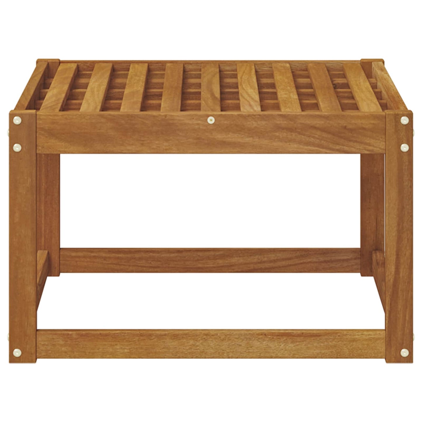 Poggiapiedi da Esterno Legno di Acacia Massello Naturale