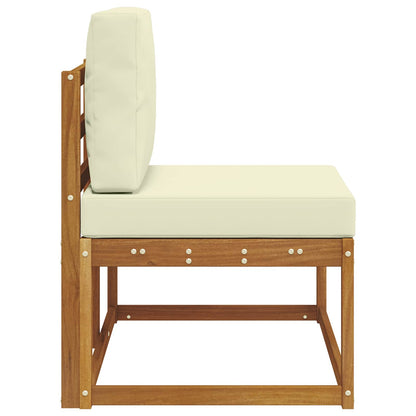 Divano da Esterno con cuscino Naturale 91 x 63 x 73 cm