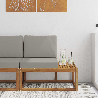 Divano da Esterno con cuscino Naturale 91 x 63 x 73 cm