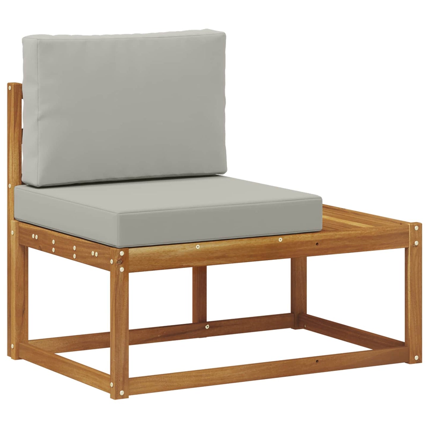 Divano da Esterno con cuscino Naturale 91 x 63 x 73 cm