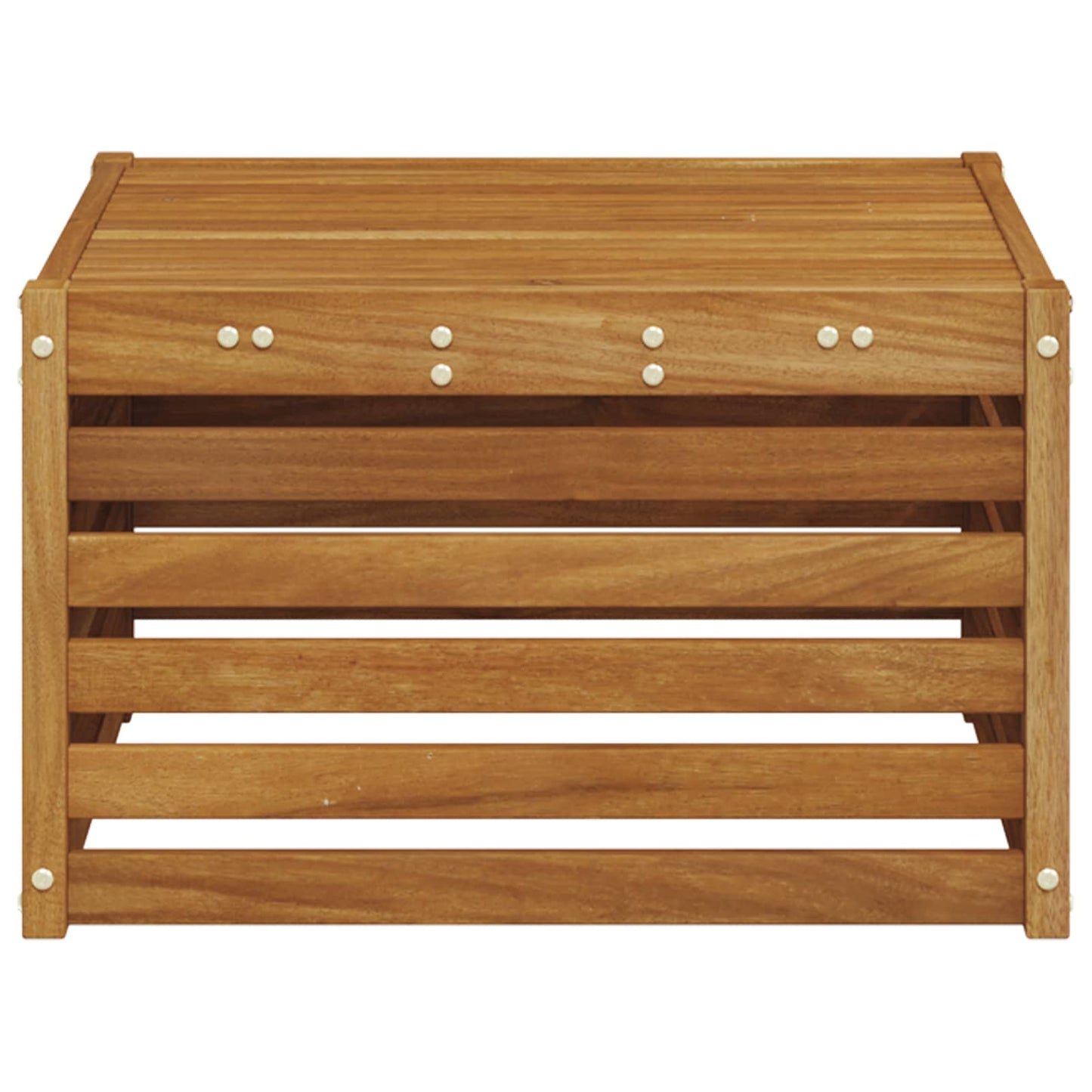 Tavolo da Esterno Legno di Acacia Massello Naturale