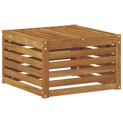 Poggiapiedi da Esterno Legno di Acacia Massello Naturale