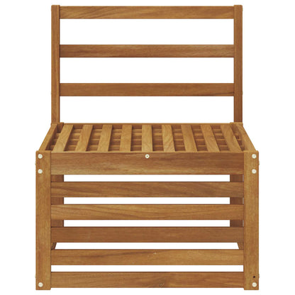 Divano centrale per esterno Legno di Acacia Massello Naturale