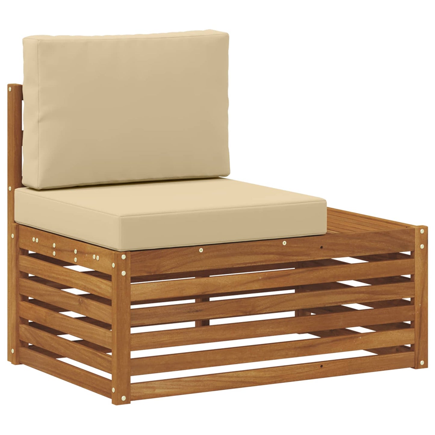 Divano Esterno Finale con cuscino Naturale 91 x 63 x 73 cm