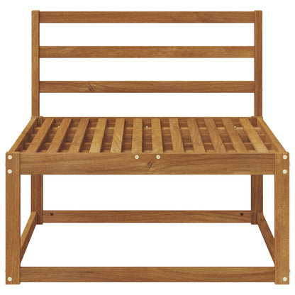 Divano centrale per esterno Legno di Acacia Massello Naturale
