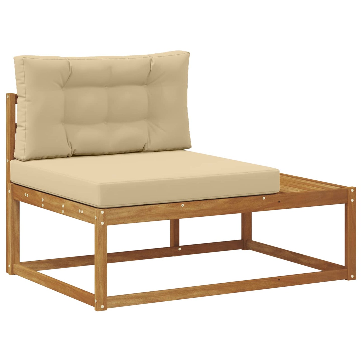 Divano Esterno Finale con cuscino Naturale 115 x 83 x 73 cm