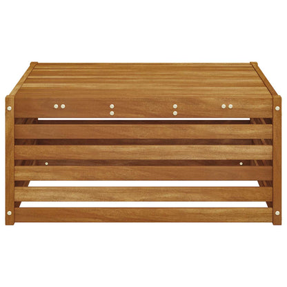 Tavolo da Esterno Legno di Acacia Massello Naturale